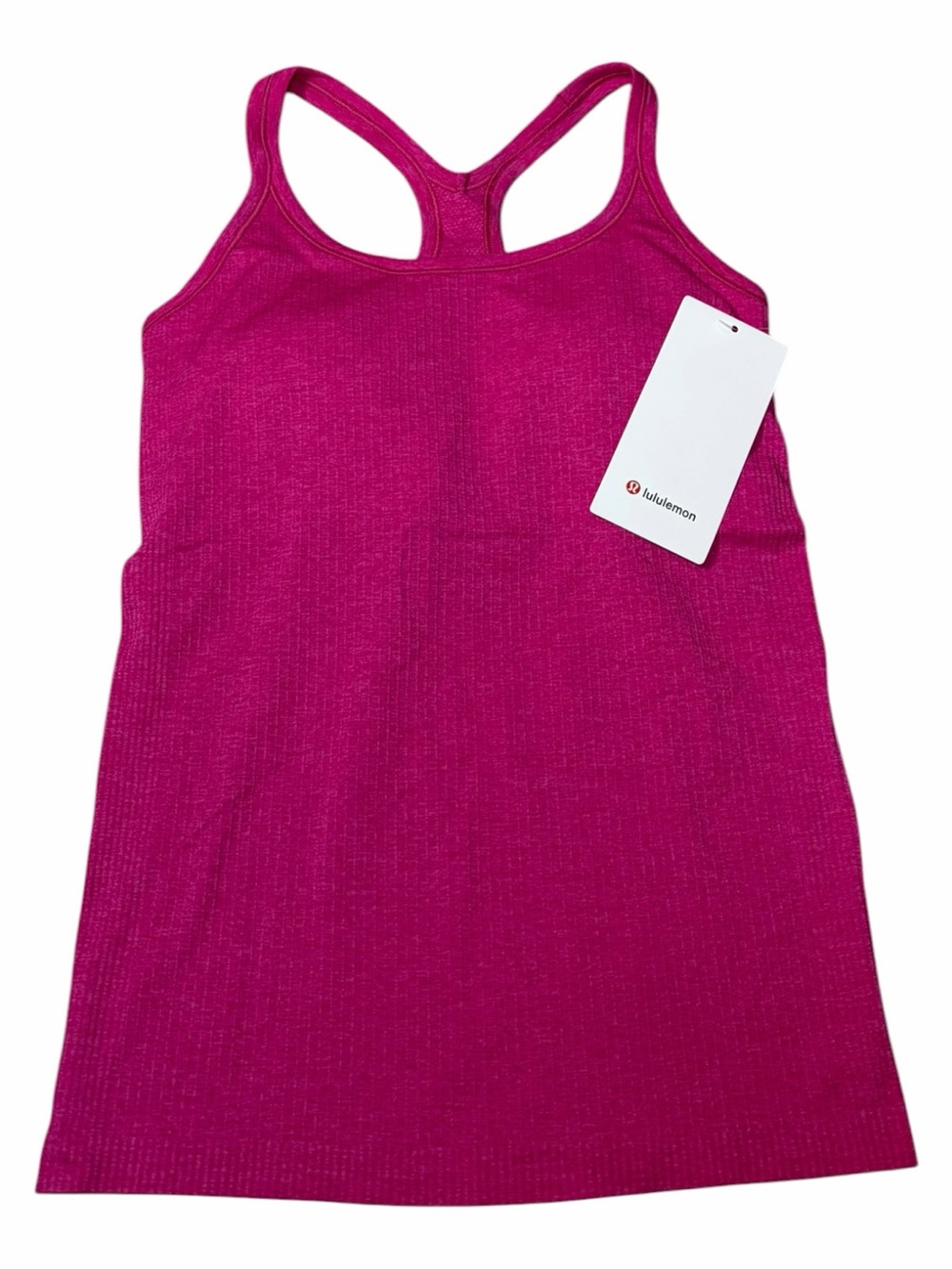 NWT Lululemon Ebb To Street Tank Top (Pink Flare) Size 8